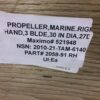 Grosse hélice de bateau en bronze 30 pouce diamètre – Image 7