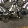 Stainless steel funnels with butterfly valves - Image 3