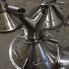 Stainless steel funnels with butterfly valves - Image 5