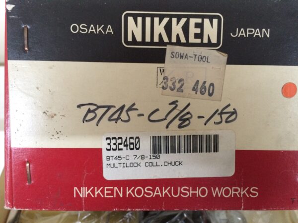 Support fraiseuse NIKKEN BT45-C7/8-150 – Image 4