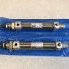 Lot of 2 SMC pneumatic cylinder CD85N25-80C-B