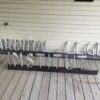 Lot of aluminum letters for diplays