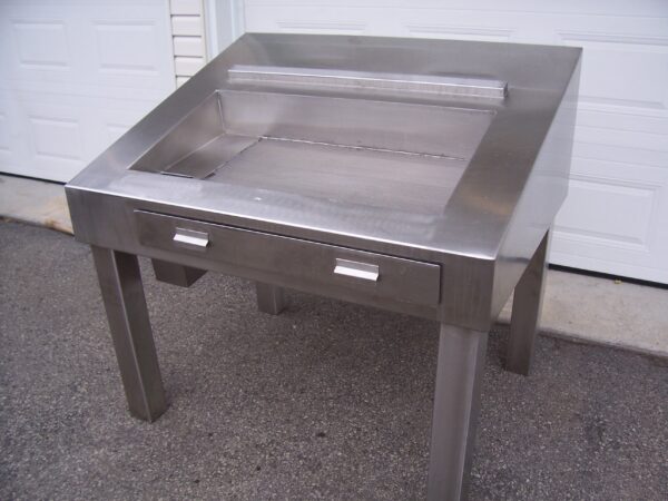 Table d'inspection / triage en acier inoxydable – Image 3