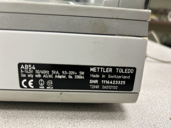 AB54 Mettler Toledo laboratory scale - Image 8
