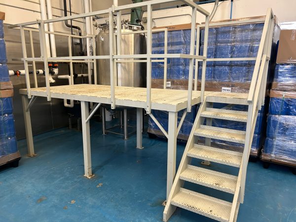 Steel mezzanine / platform 5 ft x 10 ft