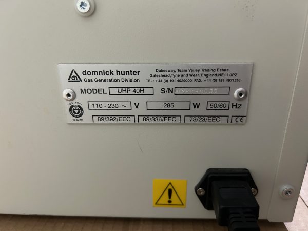 Nitrox H model UHP-40H Hydrogen generator from Domnick Hunter - Image 7