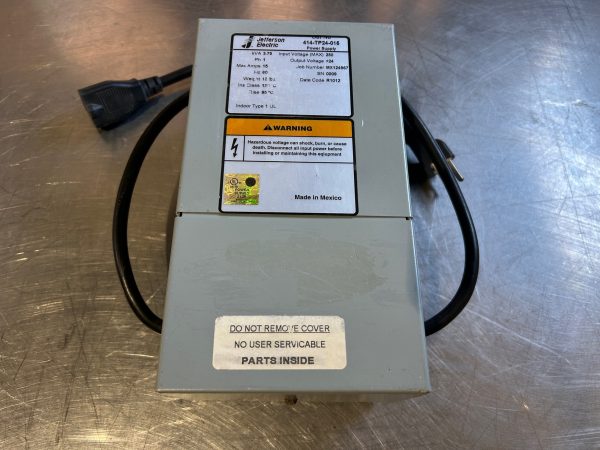 Transformateur Jefferson electric 3.75KVA model 414-TP24-015