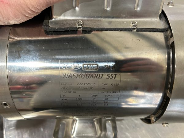 Moteur Leeson 1 HP type washdown en acier inoxydable – Image 5