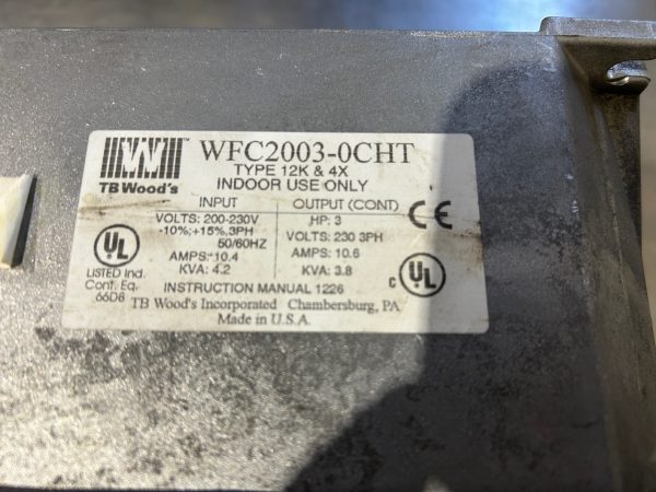 TB Wood’s model WFC2003-0CHT drive / speed control - Image 10