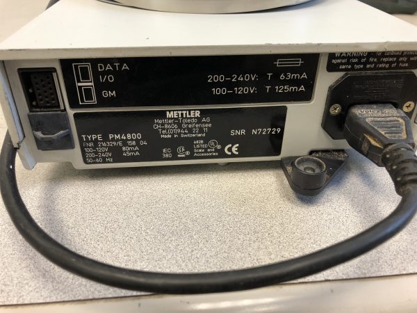 Balance de laboratoire Mettler Toledo PM4800 – Image 8
