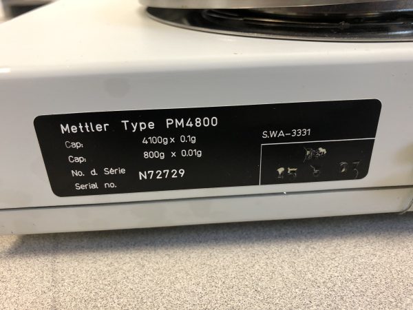 Balance de laboratoire Mettler Toledo PM4800 – Image 9