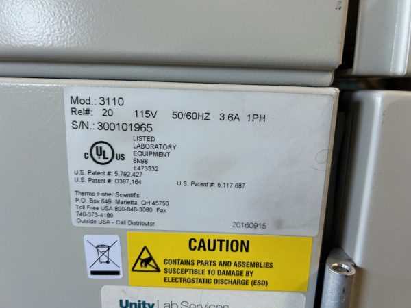 Thermo scientific model 3110 laboratory incubator - Image 7