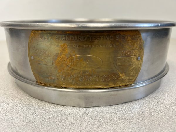 ATM no. 60 sieve, 250 micrometer - Image 4