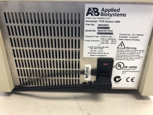 Laboratory Applied Biosystems N8030001 GENEAMP PCR 2400 thermal cycler - Image 7