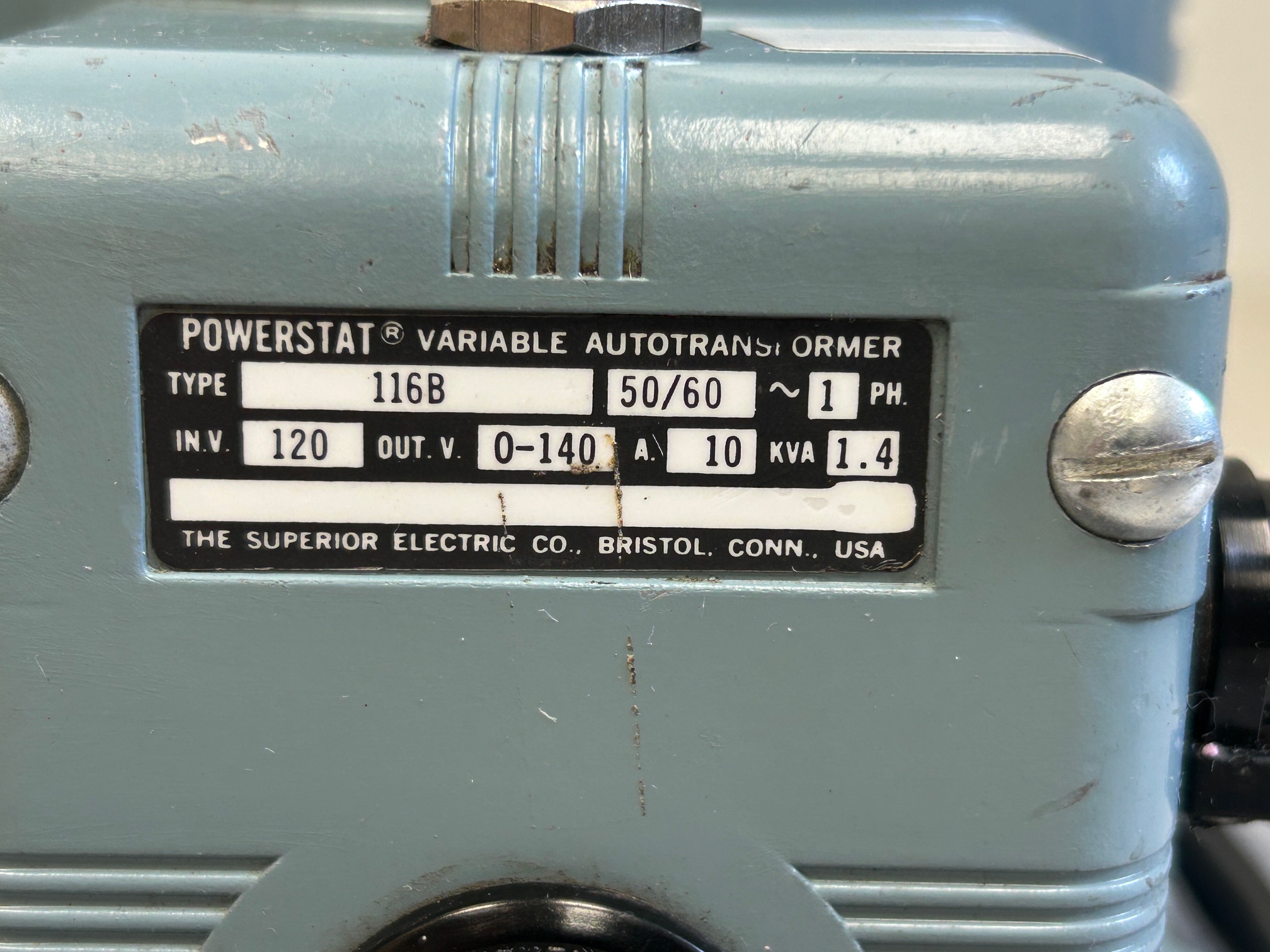 Powerstat model 116B Variac voltage regulator - Image 7