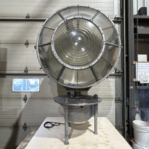 Large Westinghouse DCG-36 rotation beacon light, 36 inch diameter