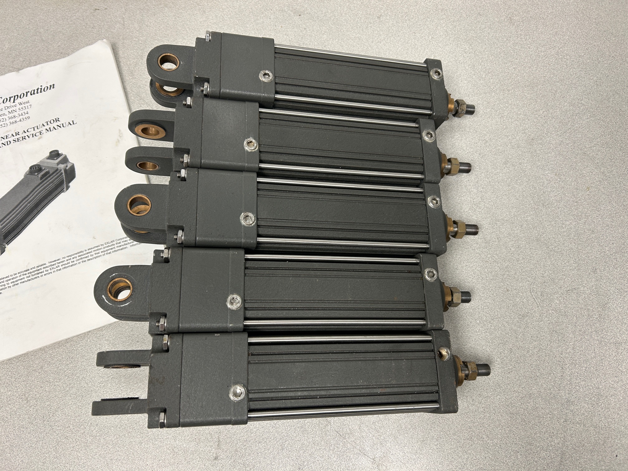 Cylindres actuateurs électrique Exlar Corporation model GS20-0302-0CM-PS1-M6 – Image 4