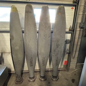 Set d'hélice d'avion DC-6 en acier inoxydable