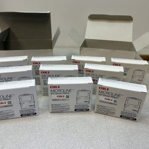 Lot of 10 OKI Microline 400 original cartridges, new.