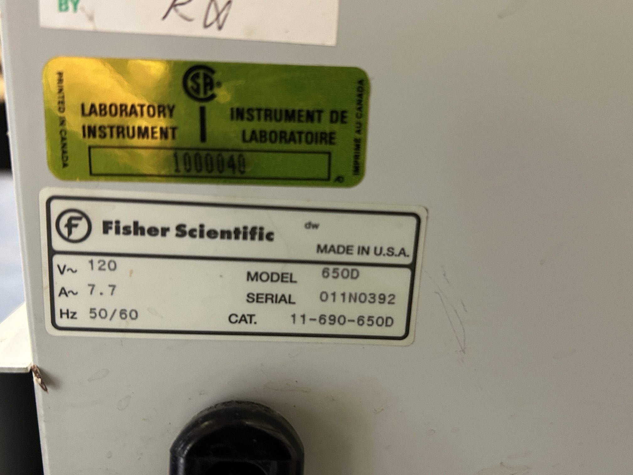 Incubateur de laboratoire Fisher Scientific 650D – Image 10