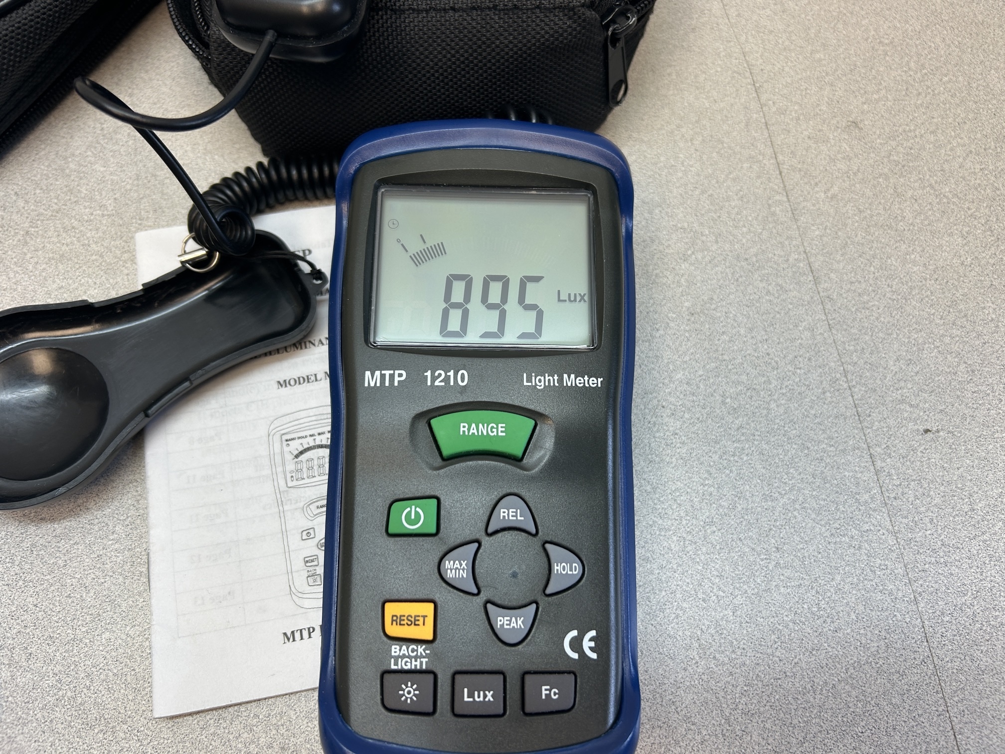 MTP1210 portable light meter - Image 2