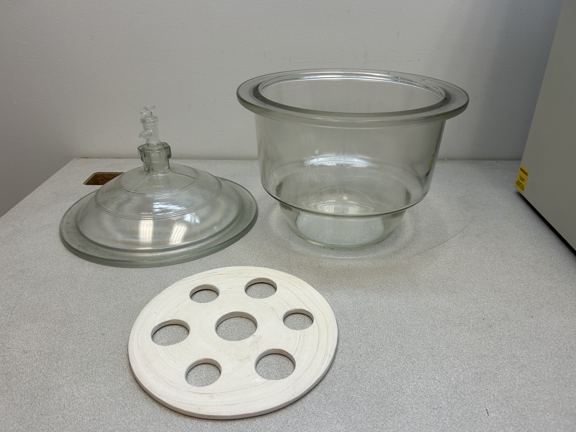 Bol à desiccant de 10'' en verre – Image 3