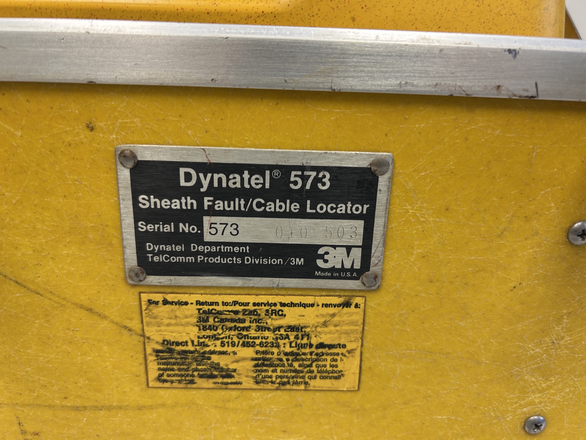 Localisateur de cable Dynatel 3M model 573 – Image 6